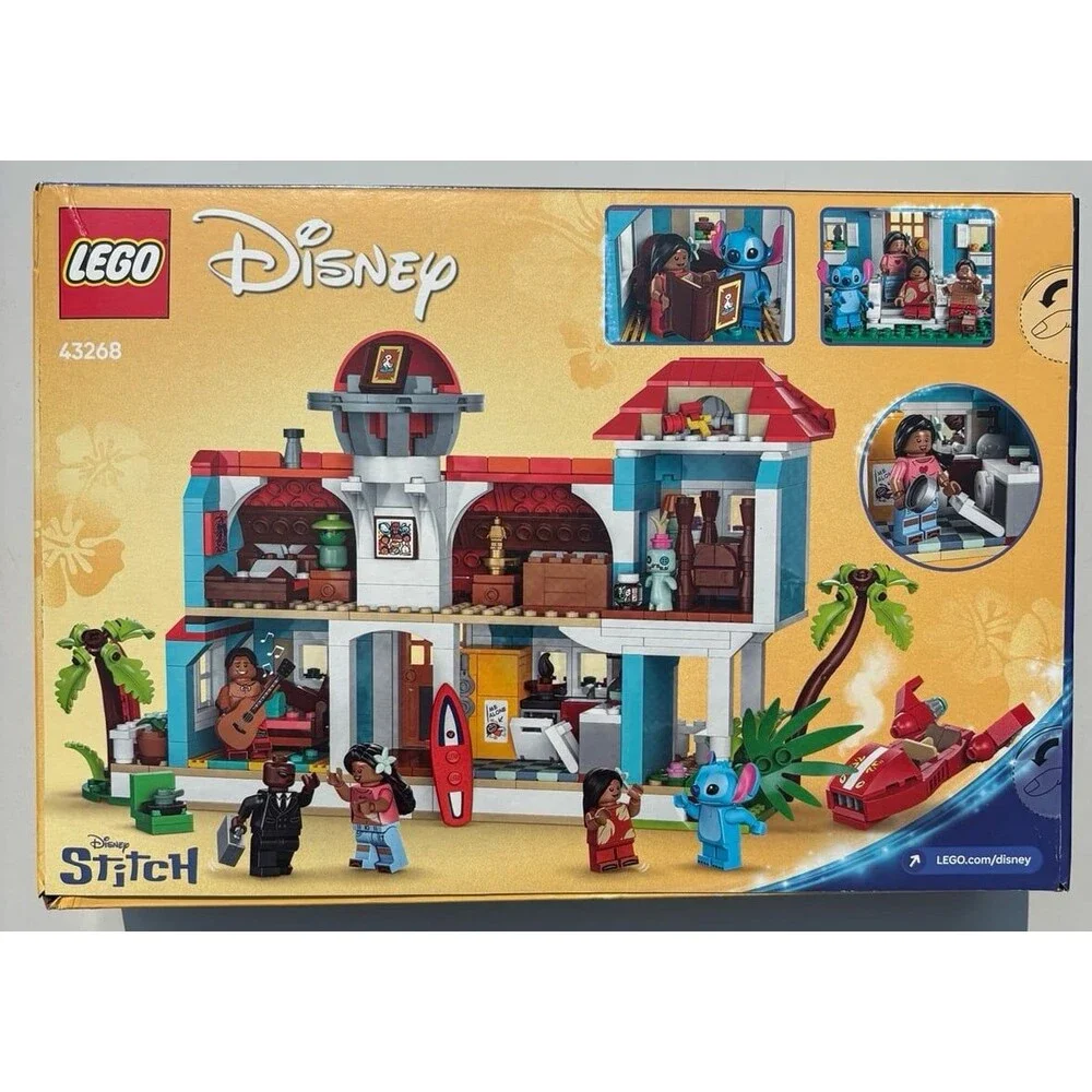 LEGO Disney Lilo and Stitch Beach House 43268 Building Toy